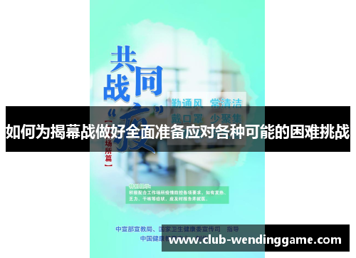如何为揭幕战做好全面准备应对各种可能的困难挑战