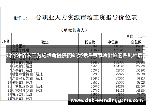 如何评估米兰为约维奇提供的薪资待遇与市场价值的匹配程度